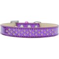 Unconditional Love Sprinkles Ice Cream Light Pink Crystals Dog CollarPurple Size 16 UN797305